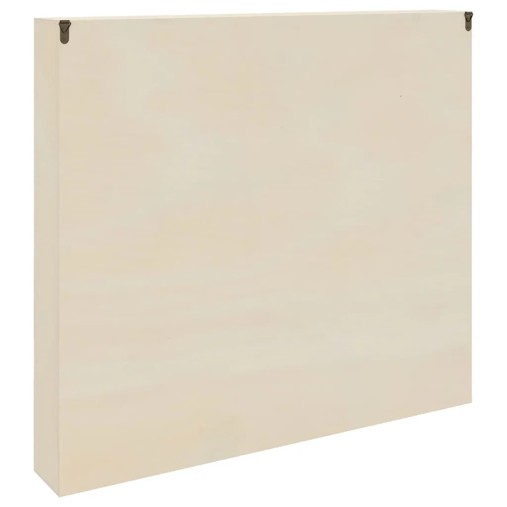 Vetrina a muro Beige 60 x 8,5 x 54 cm Legno compensato 42015626