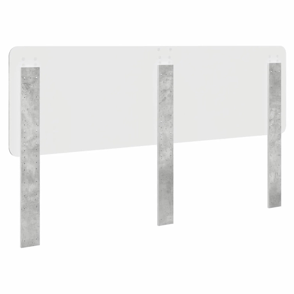 Testiera Grigio cemento Legno ingegnerizzato 887839