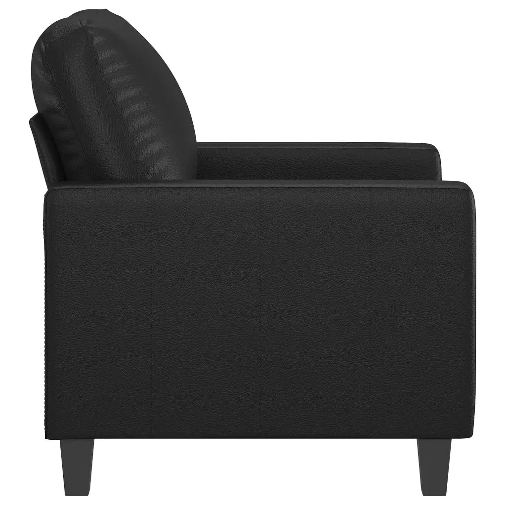 Poltrona Nera 60 cm in Similpelle 359127