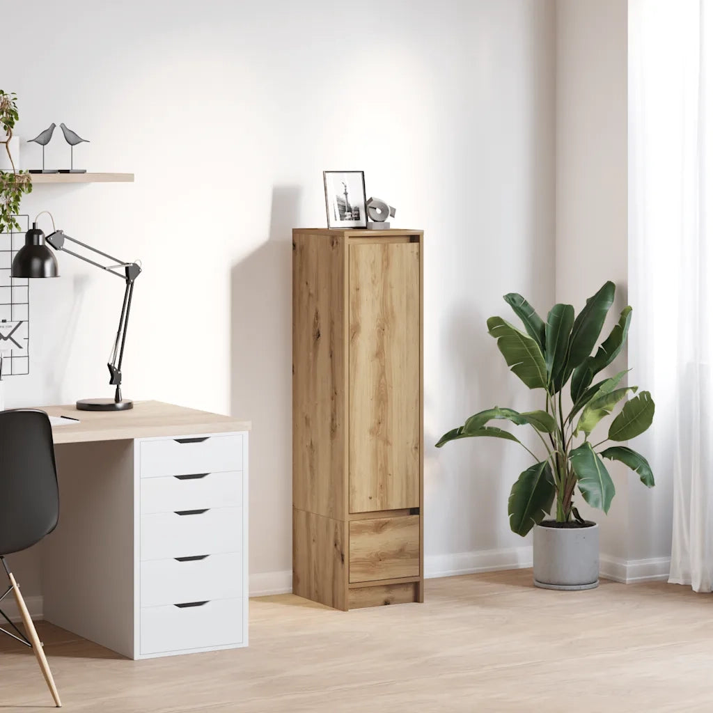 Credenza | Madia | Buffet da pranzo | Armadio da pranzo Alta Rovere Artigianale 29,5x34x119,5 cm in Truciolato