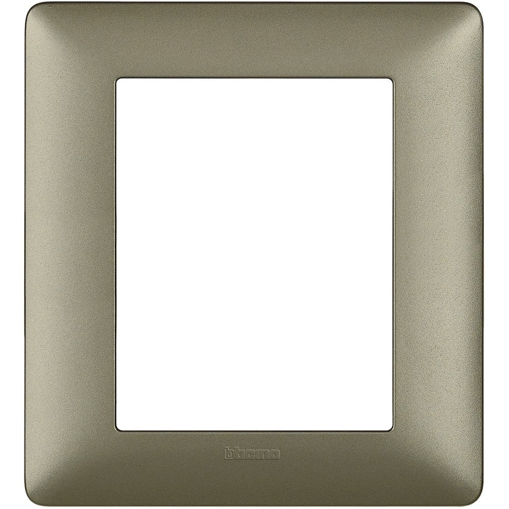 Placca Bticino Matix 3+3 moduli titanium AM4826MTA