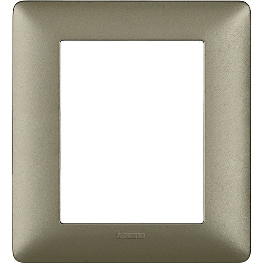 Placca Bticino Matix 3+3 moduli titanium AM4826MTA