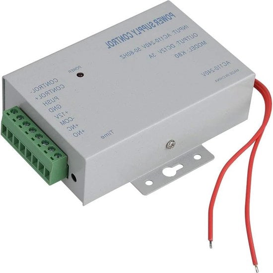 Sistema di controllo di accesso per connessione internet - alimentazione AC 110V-240V a DC 12V 3A 30W con batteria di ricarica di emergenza.