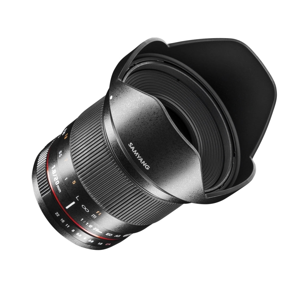 20/1,8 Lens DSLR Sony E obiettivo fotografico con messa a fuoco manuale, obiettivo grandangolare nero