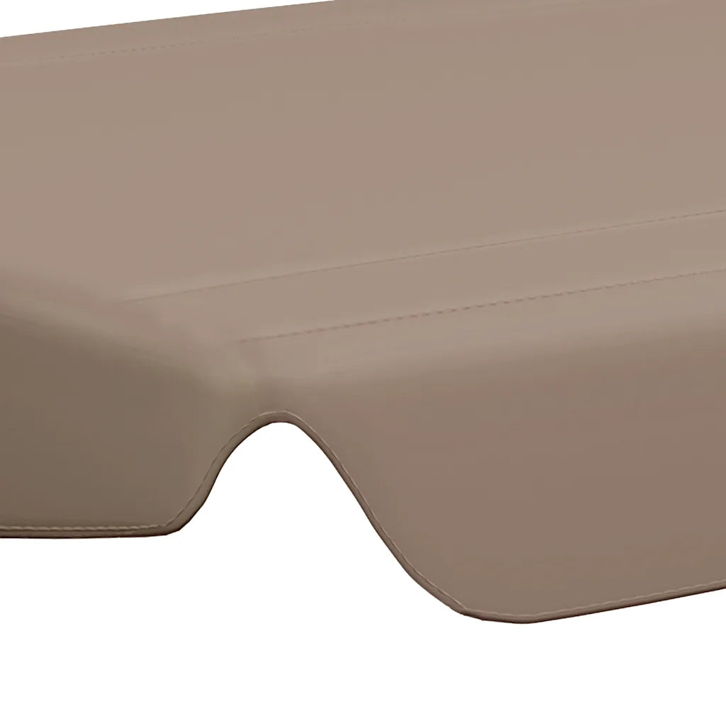 Baldacchino per Dondolo Giardino Tortora 150/130x105/70 cm CFW4086779