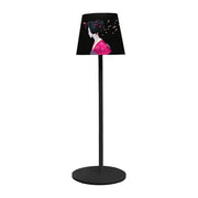 Majestic 120454 SW Alea Dulac Rondine Lampada da tavolo LED ricaricabile Touch Dimmer IP54 500 lm 45h autonomia colore Bianco