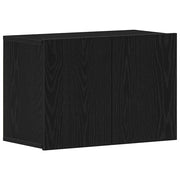 Mobile TV | Armadietto TV | Mobile Porta TV Rovere Nero 60x30x41 cm in Legno Massello