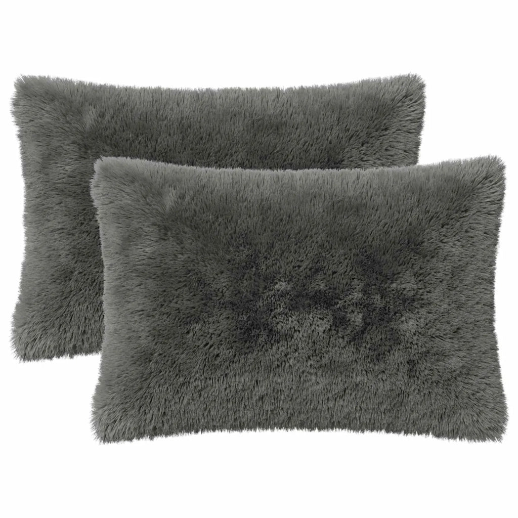 Cuscino con cuscino HEERLEN 2 pz Verde chiaro Fleece PV 927808