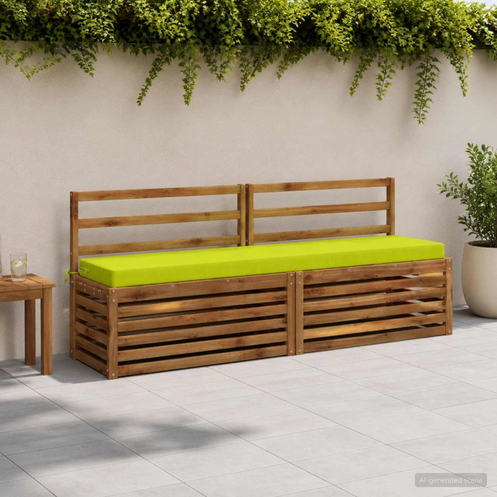 Cuscino per panchina SOEST 100% Poliestere Verde brillante. 950036