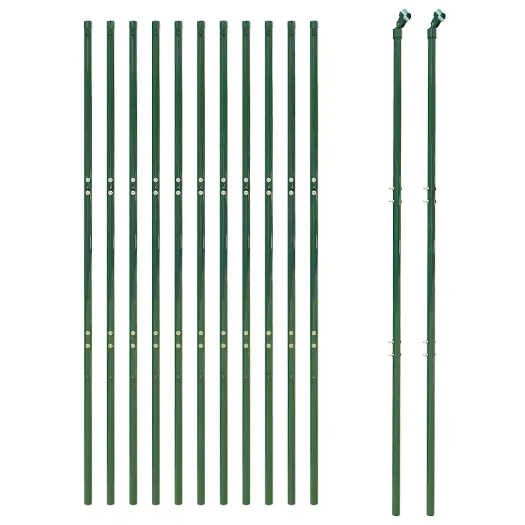 Recinzione Metallica Verde 2,2x25 m in Acciaio Zincato 154095