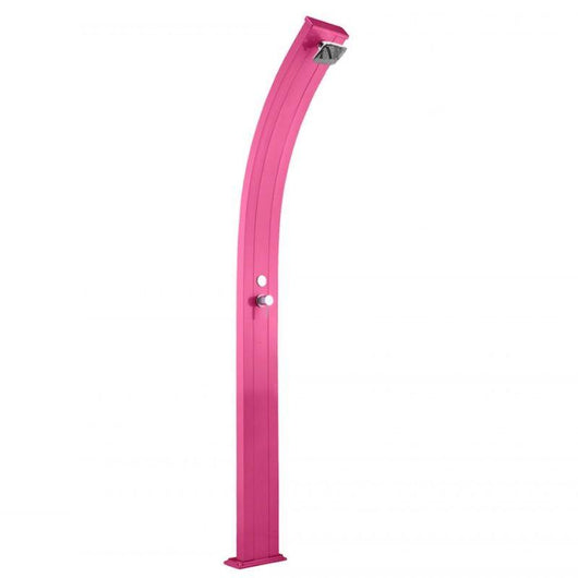 Doccia Solare In Alluminio Spring 30 Litri In Allumino Con Miscelatore Colore Fuxia  Cv-A100/4003