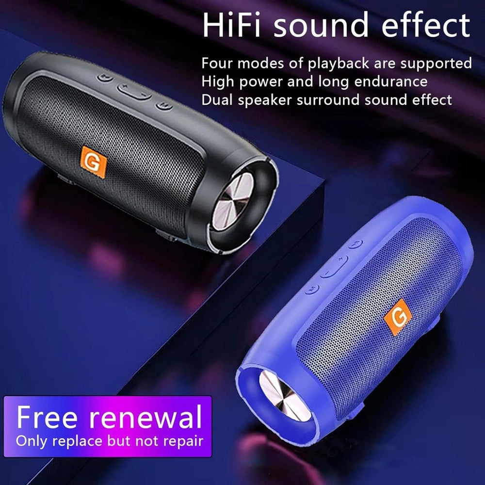 Trade Shop - Altoparlante Bluetooth Portatile Wireless Con Cinghia Radio Suono Hifi A 360° Usb -