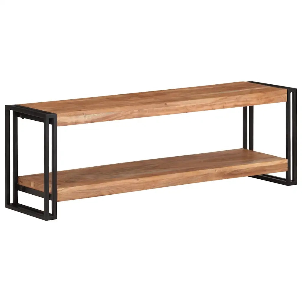 Mobile Porta TV 120x30x40 cm in Legno Massello di Acacia cod mxl 33841