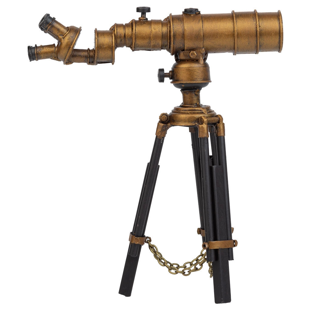 Telescopio in metallo marrone 20x11,5x23,5h