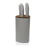 Ceppo con 5 coltelli da cucina Tacoma grigio