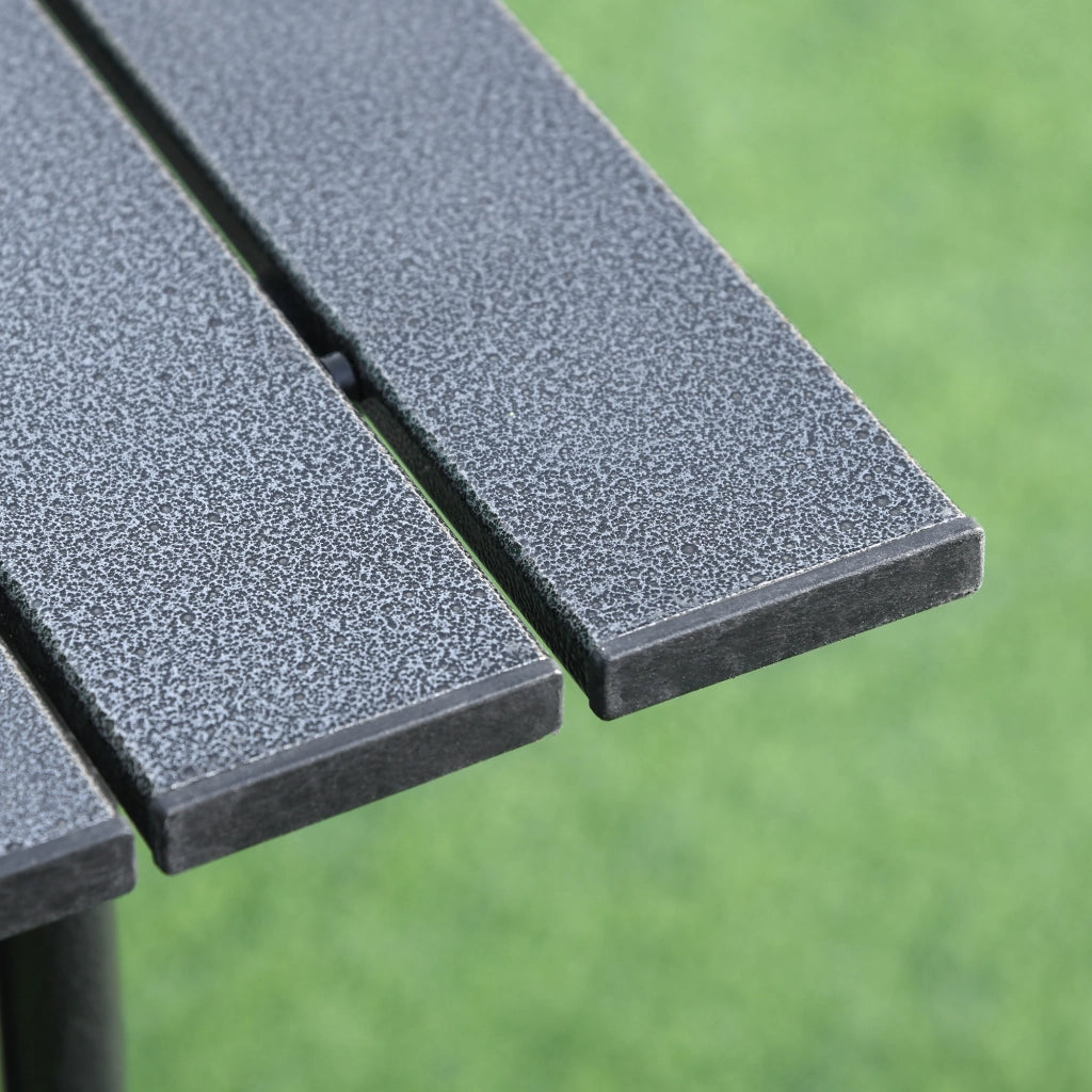 Tavolo pieghevole ¨C zephmum ¨C Aluminium nero 70x70x69 cm