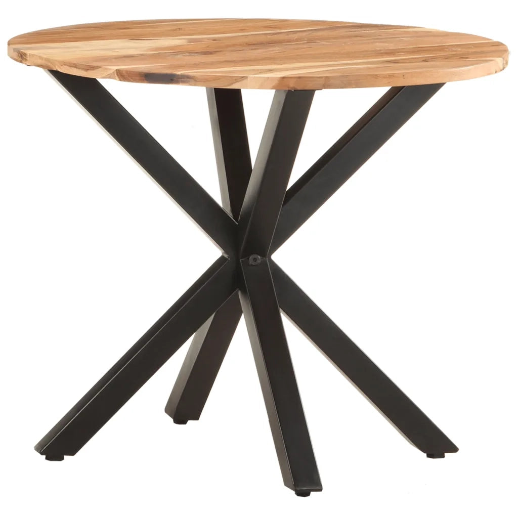 Tavolino di Servizio 68x68x56 cm in Legno Massello di Acacia 320660