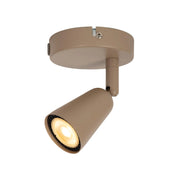 Faretto da soffitto TIANA beige metallo 1xGU10 Lucide