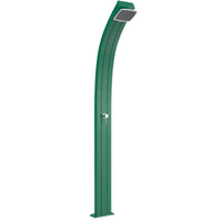 Doccia Solare In Alluminio Spring 30 Litri In Allumino Con Miscelatore Colore Verde Scuro  Cv-A100/6016