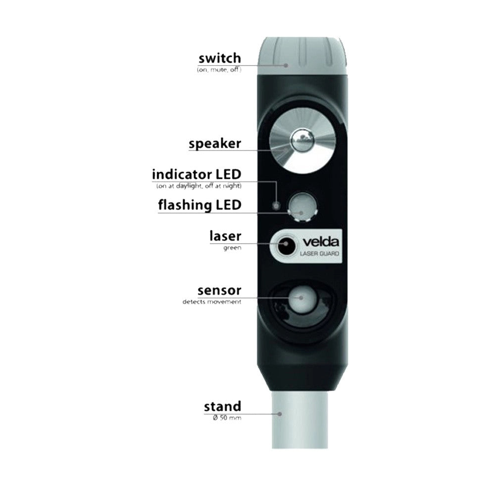 Velda Laser Guard - sistema di protezione dall' attacco di Aironi e altri uccelli predatori