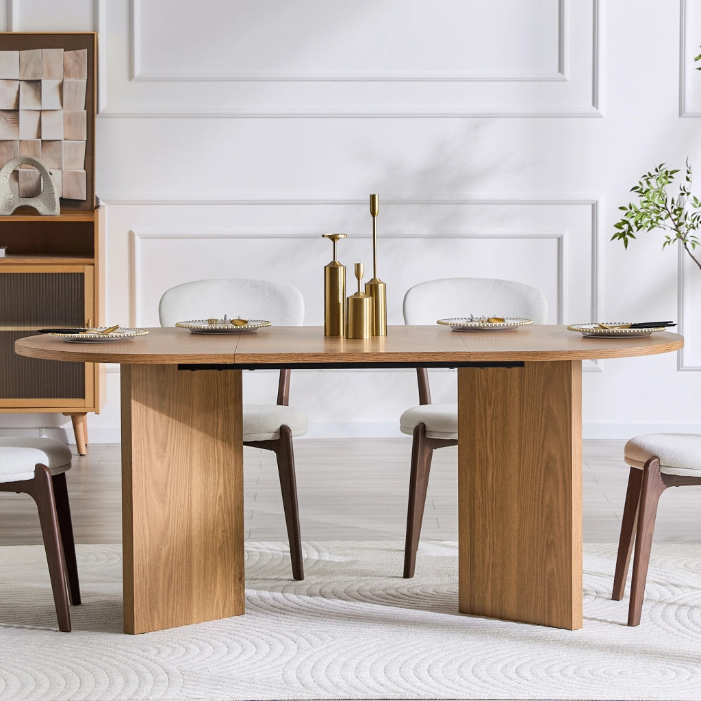 Tavolo da Pranzo Ovale per 4-6 Persone ¨C Xylo ¨C Legno, Moderno, 180 cm