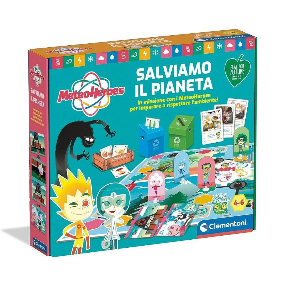 Trade Shop - Clementoni Salviamo Il Pianeta Svago Gioco Educativo Ambiente Bambini 4-6 Anni -