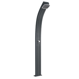 Doccia Solare In Alluminio Spring 30 Litri In Allumino Con Miscelatore Colore Antracite  Cv-A100/7016