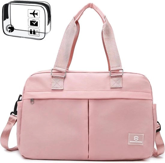 Borsa da viaggio e sportiva espandibile con contenitore per bagno - 40x30x15 cm e 40x30x25 cm