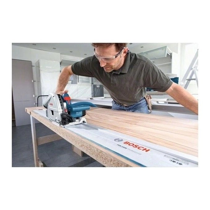 Bosch Professional 0601675001 GKT 55 GCE Sega a immersione 1400 W 165 mm velocita' regolabile con sistema aspirazione polvere colore Nero