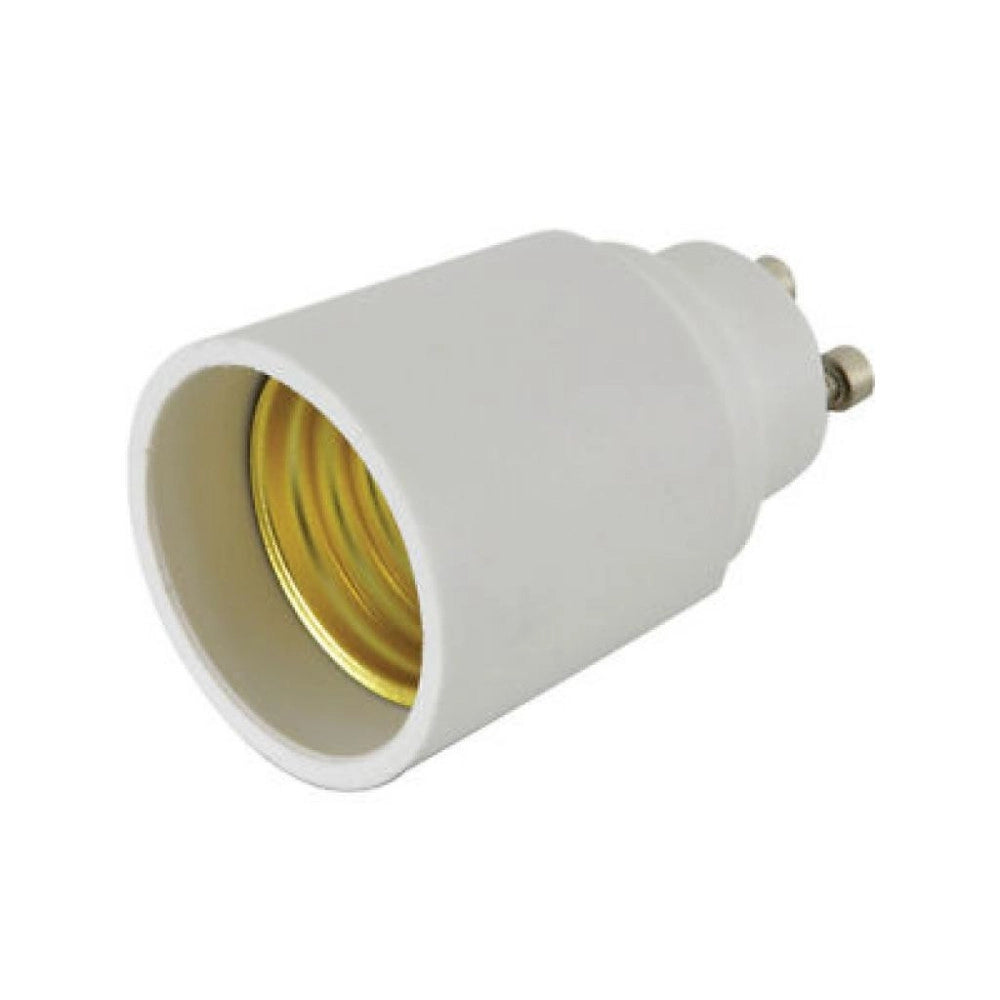 Trade Shop - Adattatore Convertitore Portalampada Riduzione Porta Lampade Da Gu10 A E27 Luce -
