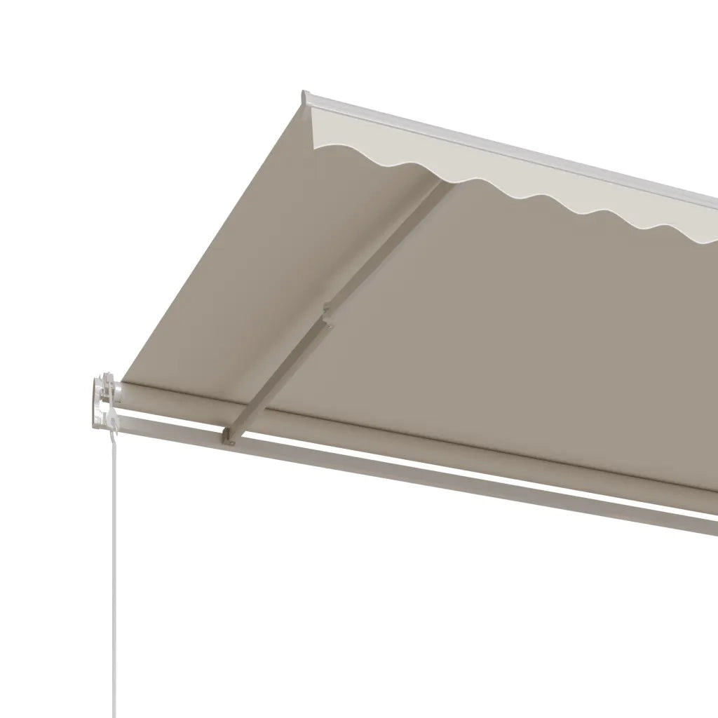 Tenda da Sole Retrattile Automatica 600x350 cm Crema 3069047