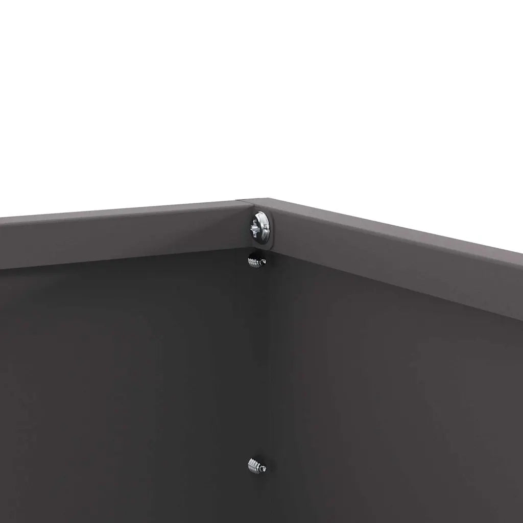 Bordura per Prato Nero 60 x 60 x 13 cm Acciaio CFW1923232