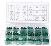 Set di Gomme O-Ring 270 Pezzi - O-ringen 5,29/6,07/6,8/7,65/7,8/8/8,8/10,82/10,77/11/12/13,9/14/15/17 mm - Resistente a Temperature Elevate - Gomma - Riparazione - Diverse Dimensioni - O-ring
