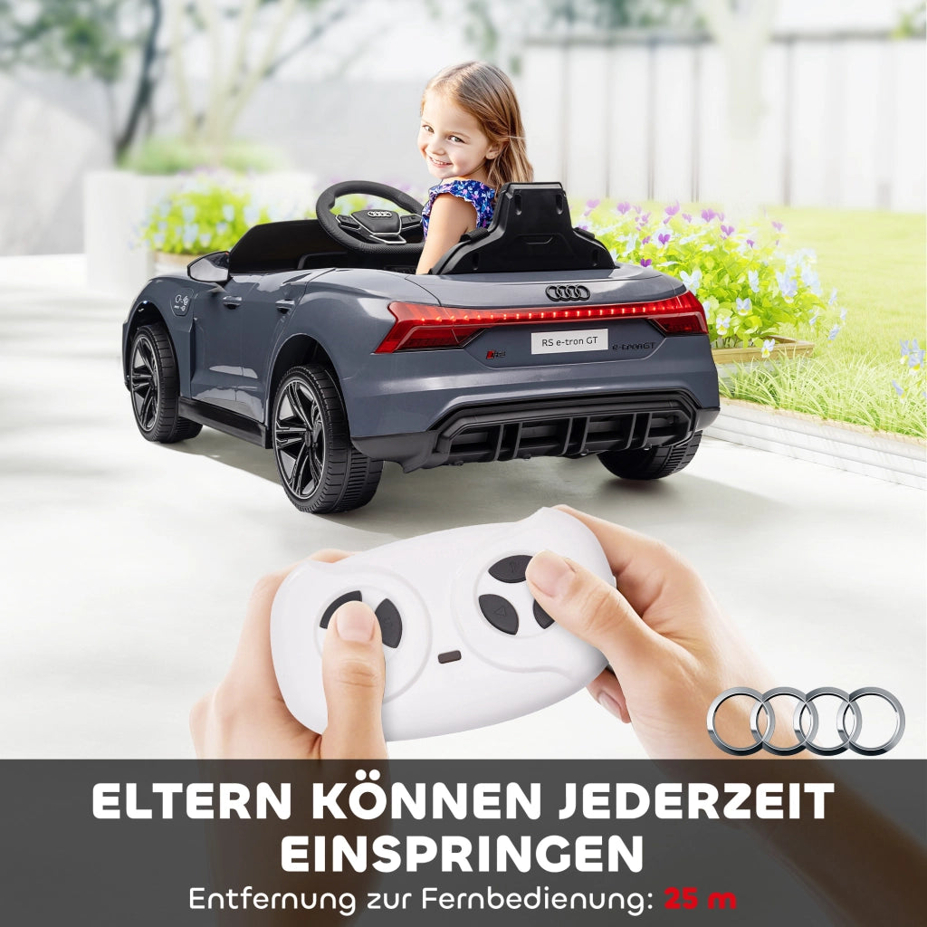 Auto elettrica per bambini con telecomando ¨C zephmum ¨C Grigio