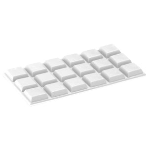 paracolpi adesivo inofix cm.12x12 confezione 18pz bianco cod:ferx.42690