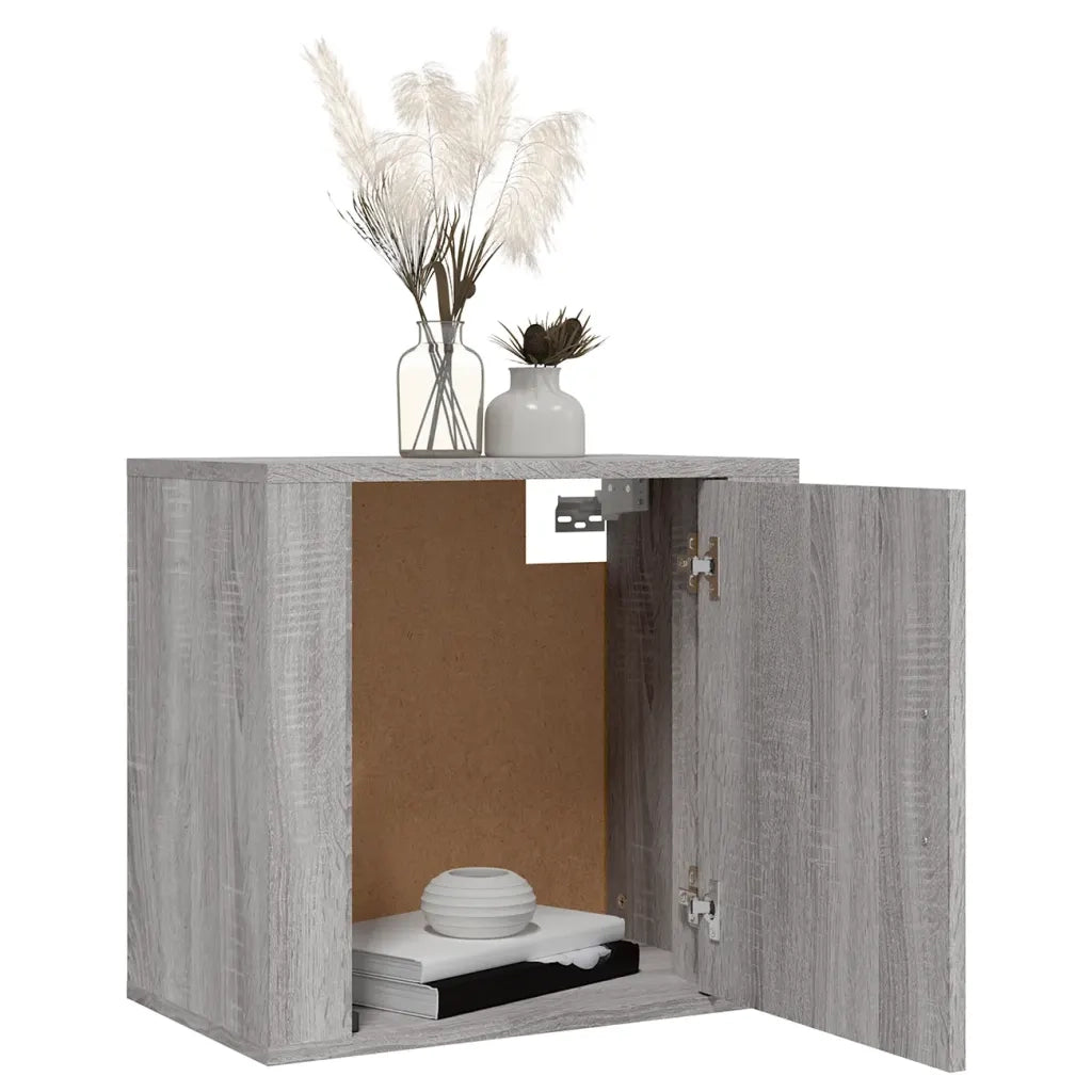 Comodino a Muro Grigio Sonoma 50x30x47 cm cod mxl 29940