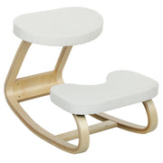 Sedia ergonomica da ginocchio in legno ¨C zephmum ¨C crema