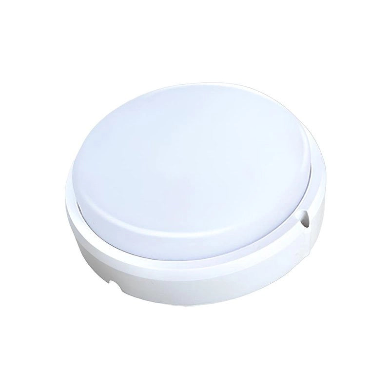 Plafoniera Led Lampada Da Parete Soffitto IP54 Rotondo 18W 1820LM Freddo 6500K Bulkhead Per Condominio D210X48mm