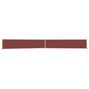 Tenda Laterale Retrattile per Patio 140x1200 cm Marrone
