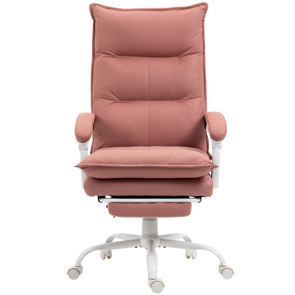 Poltrona massaggiante e riscaldante da ufficio ¨C zephmum ¨C rosa 66x74x121,5 cm
