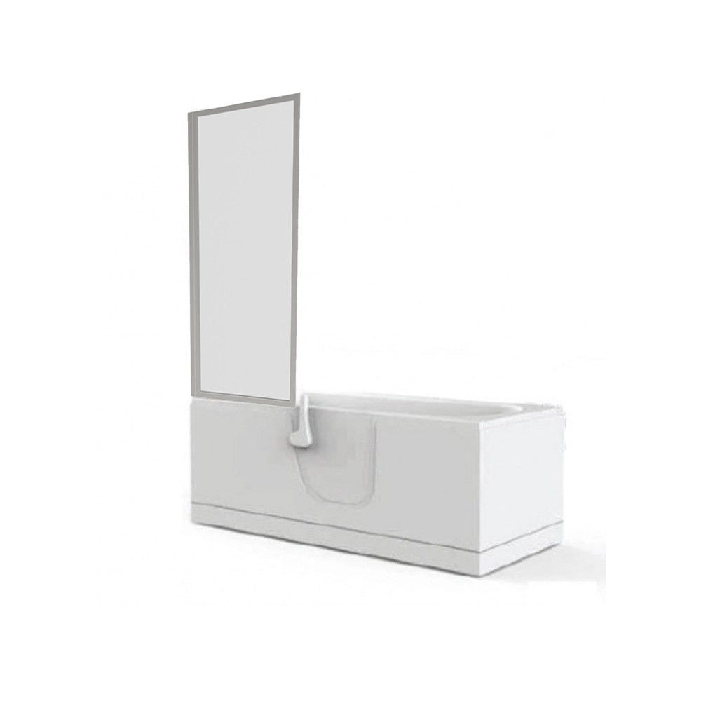 Parete vasca oasi cm.68x140 in cristallo da 3mm