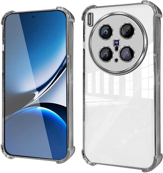 Tasca TPU trasparente per VIVO X300 Pro con angoli rinforzati