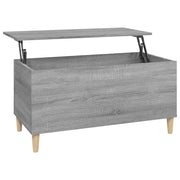 Tavolino salotto | Tavolino da caff¨¨ | Tavolino da Soggiorno Grigio Sonoma 90x44,5x45 cm Legno Multistrato