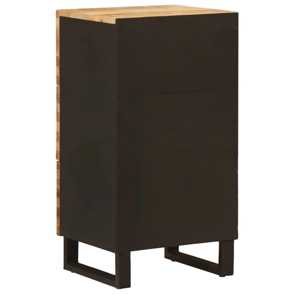Mobile laterale Marrone 40 x 33 x 75 cm Legno di mango massello