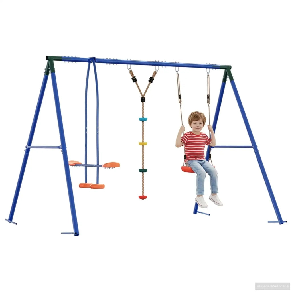 Set di Altalene per Esterni Multicolore Acciaio e PE 3429827