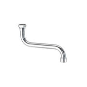 Canna per lavello Universale a S con rompigetto in ottone Ø 18 x 25 cm sassi 506