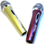 Trade Shop - Set 2 Microfono Professionale Dinamico Con Filo Karaoke Conferenze 6233 -