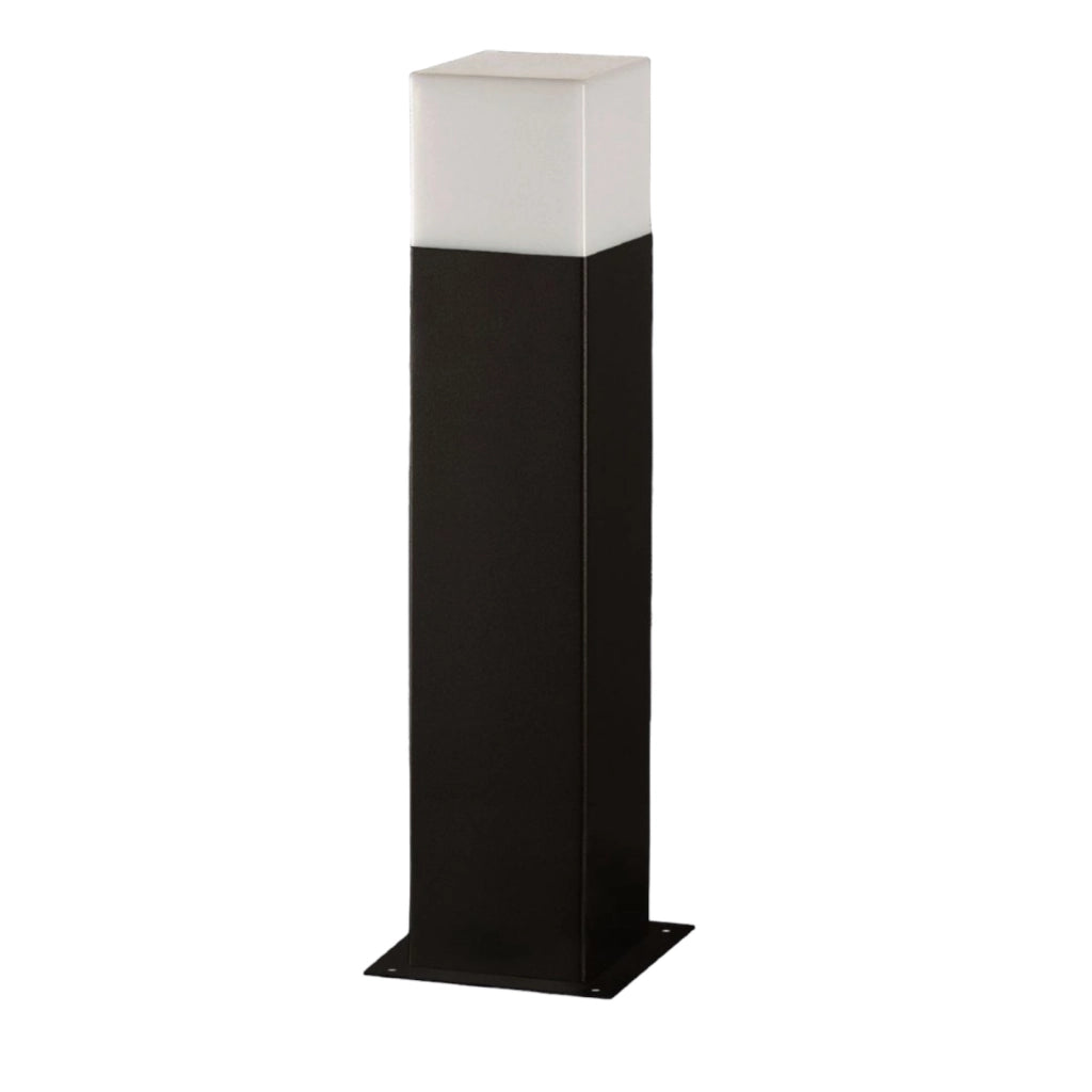 Lampione palo da Giardino con attacco E27 per lampadine a LED Nero moderno Illuminazione viali sentieri