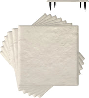 Set di 8 Pietre da Passo con Picchetti da Terra, Passerelle Decorative per Giardino, Pavimentazione Esterna Resistente a Tutte le Condizioni Meteorologiche per Prato e Giardino
