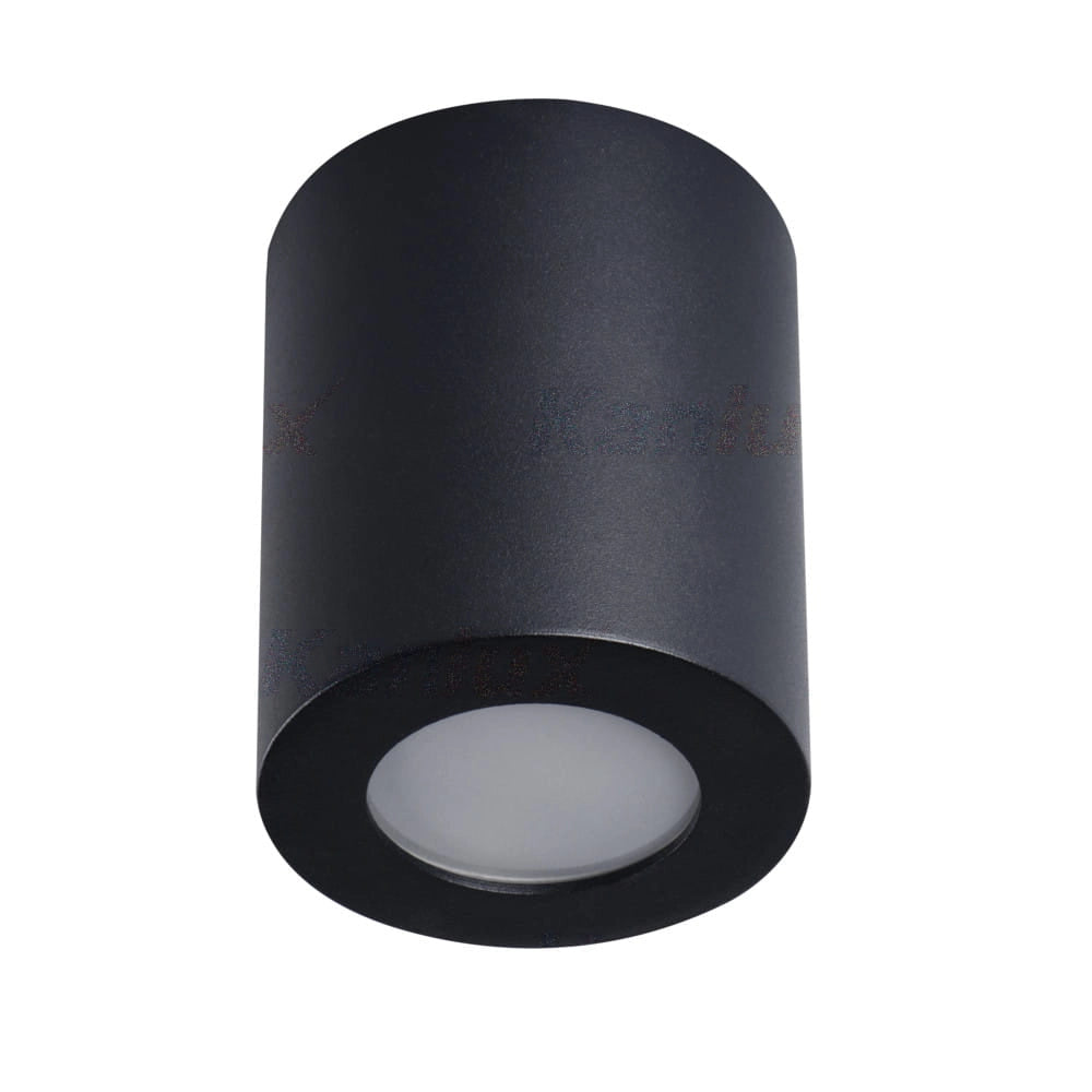 Kanlux SANI faretto soffitto nero alluminio GU10 IP44